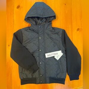 Kids Unisex quilted jacket with hood.  New with Tags!
